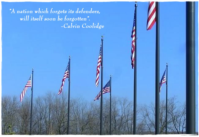 flags flying